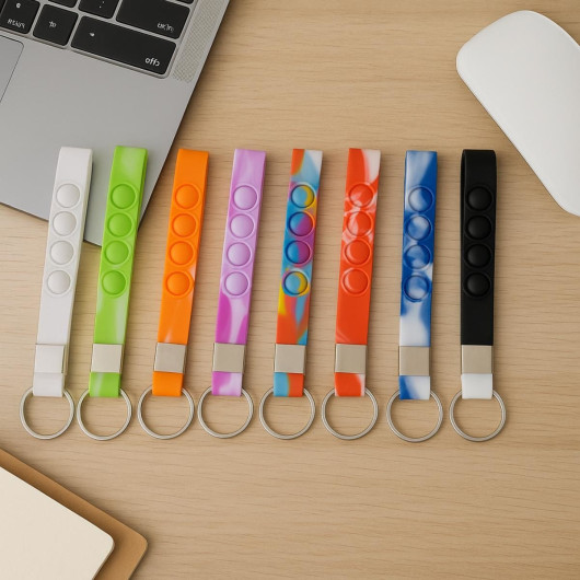Fidget Popper Keychains Feature